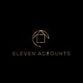 Real estates vector logo . House golden icon