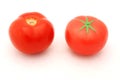 Real and false tomato Royalty Free Stock Photo