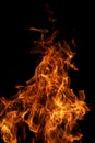 real fire texture Royalty Free Stock Photo