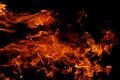 real fire texture Royalty Free Stock Photo