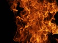 real fire texture Royalty Free Stock Photo