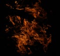 real fire texture Royalty Free Stock Photo