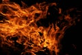 real fire texture Royalty Free Stock Photo