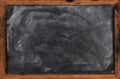 Real grunge blank blackboard