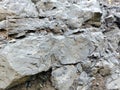 Real Grunge Rock Stone Texture. A real natural stone texture in pale grey ideal as a background, layer. Royalty Free Stock Photo