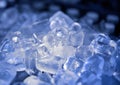 Real ice close up background. Ice for cooling food and drinks Royalty Free Stock Photo