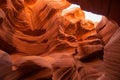 Real images of the lower Antelope canyon in Arizona, USA Royalty Free Stock Photo