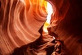 Real images of the lower Antelope canyon in Arizona, USA Royalty Free Stock Photo