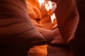 Real images of the lower Antelope canyon in Arizona, USA Royalty Free Stock Photo