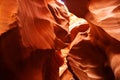 Real images of the lower Antelope canyon in Arizona, USA Royalty Free Stock Photo