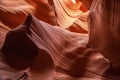 Real images of the lower Antelope canyon in Arizona, USA