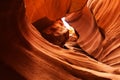 Real images of the lower Antelope canyon in Arizona, USA Royalty Free Stock Photo