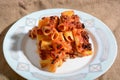 Real Italian baked pasta