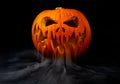 Real jack o lantern for halloween Royalty Free Stock Photo