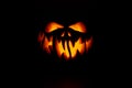 Real jack o lantern for halloween Royalty Free Stock Photo