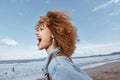 Real Joy: Laughing Afro Lady with a Pretty Smile, Exuding Happiness and Positive Expression, Looking Cool and Modern Royalty Free Stock Photo