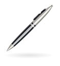 Real luxury ball head pen black and silver color