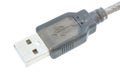 Real macro of USB plug #2 Royalty Free Stock Photo