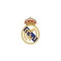 Real madrid pro logo editorial illustrative on white background Royalty Free Stock Photo