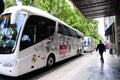 Real Madrid Professional Football Team Bus