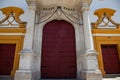 Real Maestranza, bullring in Seville Royalty Free Stock Photo