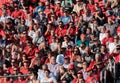 Real Mallorca soccer team supporters Royalty Free Stock Photo