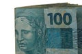100 Real Money Notes from Brazil