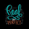 Real not perfect hand lettering Royalty Free Stock Photo