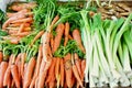 Real, organic food in an Italian market