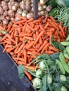 A real pantry of vitamins is hidden in the orange color of the carrot.