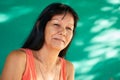 Real People Portrait Happy Mature Hispanic Woman Smiling Royalty Free Stock Photo