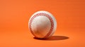 Baseball On Solid Background Royalty Free Stock Photo