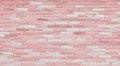 Real pink color brick wall stone or concrete texture backdrop background in high resolution Royalty Free Stock Photo