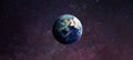 real planet earth in high resolution Royalty Free Stock Photo