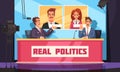 Real Politics Background Royalty Free Stock Photo