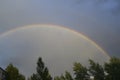 Real rainbow in the sky