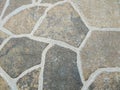 Real rock looking stone tiles for interior and exterior flooring or other surface coverage design decoration