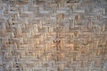 Real Seamless Texture repeating pattern woven bamboo mat board