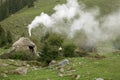 Real shepherd yurt in kyrgyzstan Tien Shan