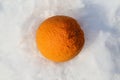 Vitamin C- Orange and cold and flu season story Royalty Free Stock Photo