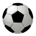 Real Soccer ball. Soccer ball isolated on white. Realistic Football Vector clip Art