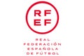 Real Spanish Soccer Federation. RFEF logo. Federation coat of arms. Luis Rubiales.