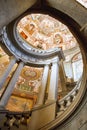 Royal staircase of Farnese palace at Caprarola