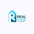 Real State logo R Letter Royalty Free Stock Photo