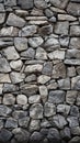 Real stone wall surface, decorative pattern, uneven cracks create background