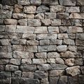 Real stone wall surface, decorative pattern, uneven cracks create background
