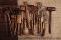 Real vintage kitchen utensils