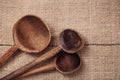 Real vintage wooden spoons