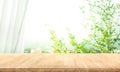 Real wood table top texture on white background. Royalty Free Stock Photo