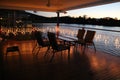 Realestate water front house deck